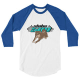 Sesame Shiba 500 3/4 sleeve raglan shirt - Stubborn Shiba Co