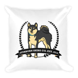 Sleeping Shiba - Throw Pillow - Stubborn Shiba Co