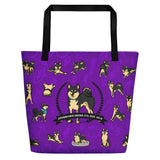 Stubborn Shiba - Beach / Shopping Tote - Stubborn Shiba Co