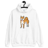 Red Shiba Hooded Sweatshirt