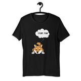 Escape Plan - Red Shiba - Short-Sleeve Unisex T-Shirt