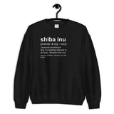Shiba Inu Definition - Unisex Sweatshirt