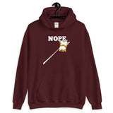 Red Shiba Nope - Hooded Sweatshirt