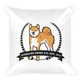 Sleeping Shiba - Throw Pillow - Stubborn Shiba Co