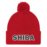 Shiba Pom Pom Knit Cap - Stubborn Shiba Co
