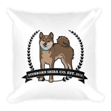 Sleeping Shiba - Throw Pillow - Stubborn Shiba Co