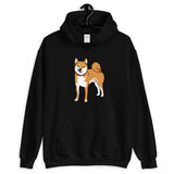Red Shiba Hooded Sweatshirt